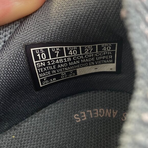 Skechers GO WALK Flex Knit Dark Gray Comfort Running Shoes Womens Size 10 - Picture 4 of 12